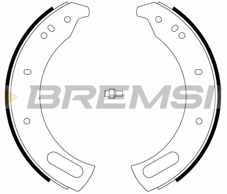 BREMSI Комплект тормозных колодок GF0443