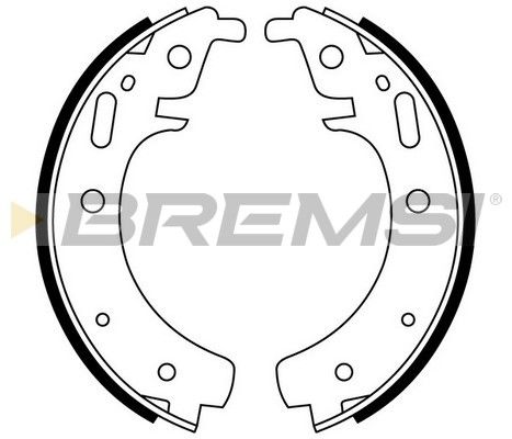 BREMSI Комплект тормозных колодок GF0501