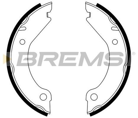 BREMSI Комплект тормозных колодок, стояночная тормозная с GF0603