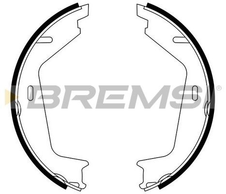 BREMSI Комплект тормозных колодок, стояночная тормозная с GF0608