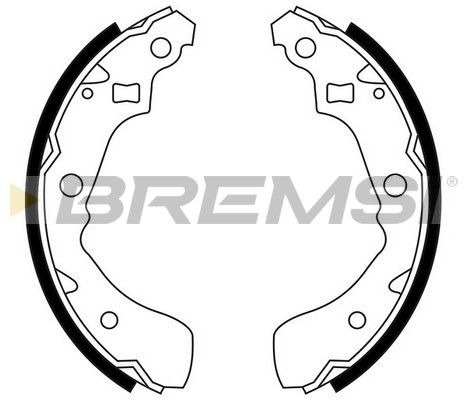 BREMSI Bremžu loku komplekts GF0665