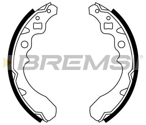 BREMSI Bremžu loku komplekts GF0670