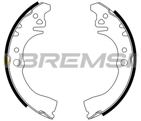 BREMSI Bremžu loku komplekts GF0676