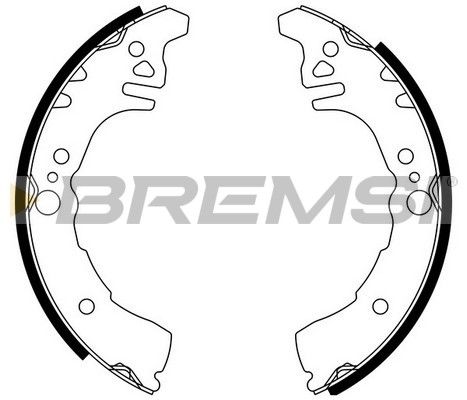 BREMSI Комплект тормозных колодок GF0681
