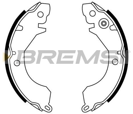 BREMSI Комплект тормозных колодок GF0730