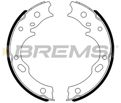 BREMSI Bremžu loku kompl., Stāvbremze GF0752