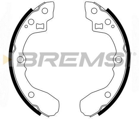 BREMSI Комплект тормозных колодок GF0761