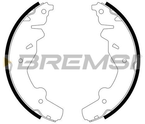 BREMSI Комплект тормозных колодок GF0763