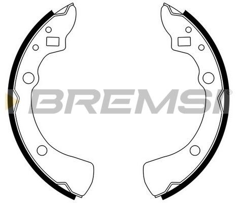 BREMSI Комплект тормозных колодок GF0772