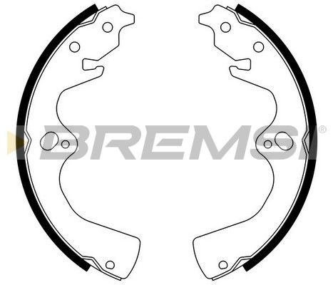 BREMSI Комплект тормозных колодок GF0783