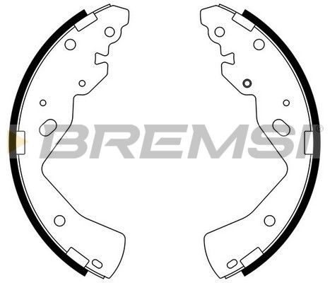 BREMSI Комплект тормозных колодок GF0798