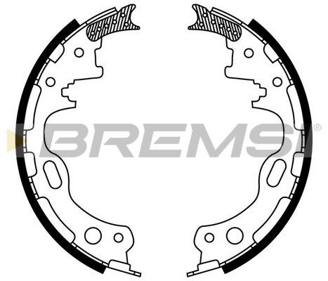 BREMSI Комплект тормозных колодок GF0840