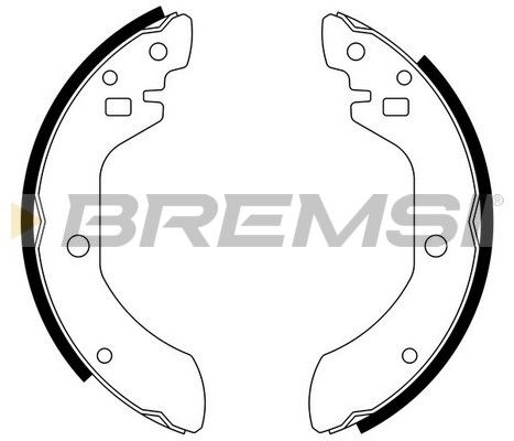 BREMSI Комплект тормозных колодок GF0842