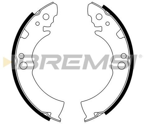 BREMSI Комплект тормозных колодок GF0855