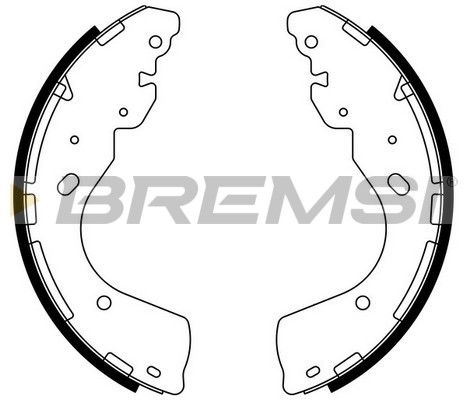 BREMSI Комплект тормозных колодок GF0877