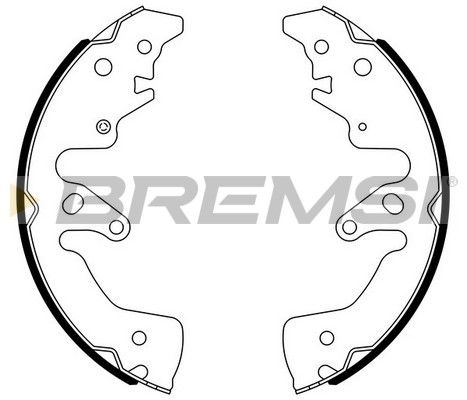 BREMSI Комплект тормозных колодок GF0895