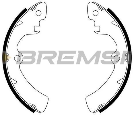 BREMSI Комплект тормозных колодок GF0904