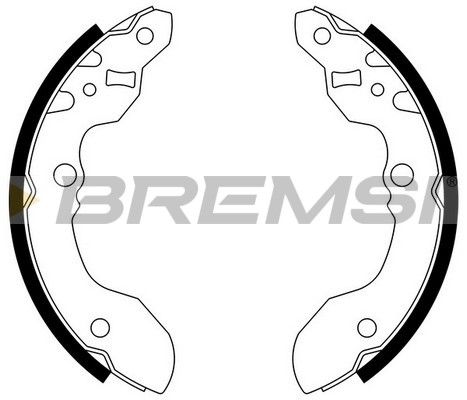 BREMSI Комплект тормозных колодок GF0912