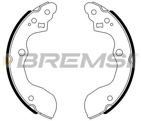 BREMSI Комплект тормозных колодок GF0926