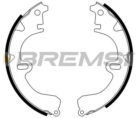 BREMSI Комплект тормозных колодок GF0934