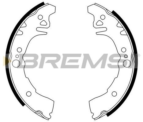 BREMSI Комплект тормозных колодок GF0939