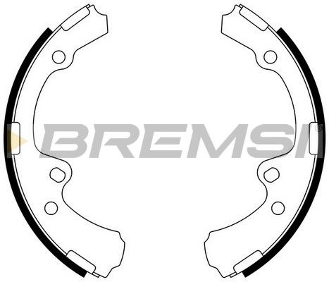 BREMSI Комплект тормозных колодок GF0940