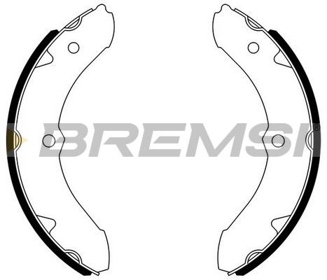 BREMSI Комплект тормозных колодок GF0942