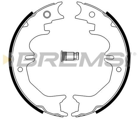 BREMSI Комплект тормозных колодок, стояночная тормозная с GF0965