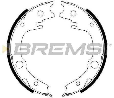 BREMSI Комплект тормозных колодок, стояночная тормозная с GF0966