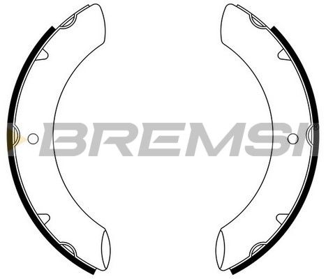 BREMSI Комплект тормозных колодок GF0967