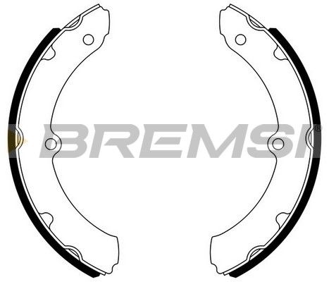 BREMSI Комплект тормозных колодок GF0983