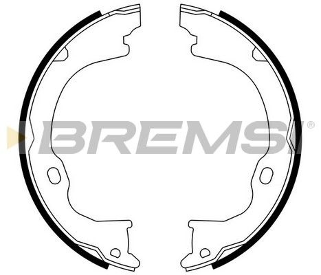 BREMSI Комплект тормозных колодок, стояночная тормозная с GF4941