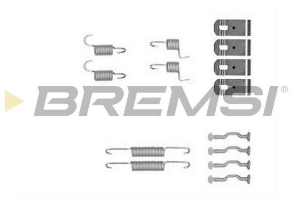 BREMSI Комплектующие, тормозная колодка SK0876