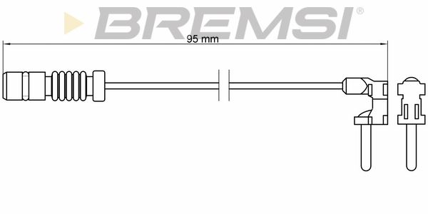 BREMSI Indikators, Bremžu uzliku nodilums WI0501
