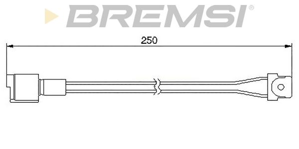 BREMSI Indikators, Bremžu uzliku nodilums WI0505