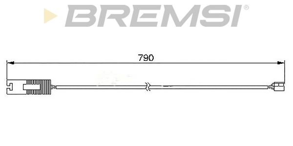 BREMSI Indikators, Bremžu uzliku nodilums WI0514
