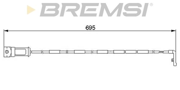 BREMSI Indikators, Bremžu uzliku nodilums WI0527
