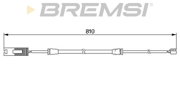 BREMSI Indikators, Bremžu uzliku nodilums WI0529