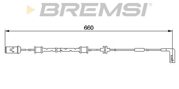 BREMSI Indikators, Bremžu uzliku nodilums WI0560