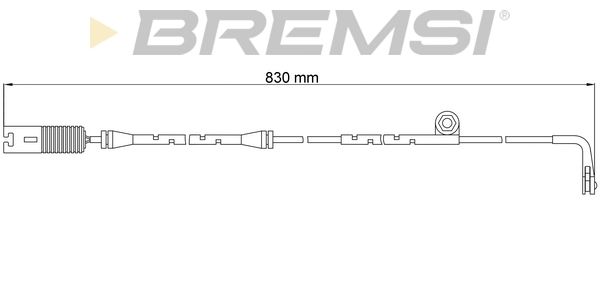 BREMSI Indikators, Bremžu uzliku nodilums WI0566