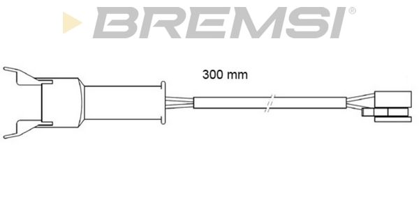 BREMSI Indikators, Bremžu uzliku nodilums WI0571