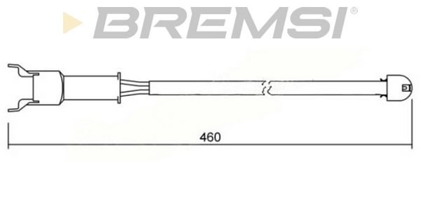 BREMSI Indikators, Bremžu uzliku nodilums WI0572