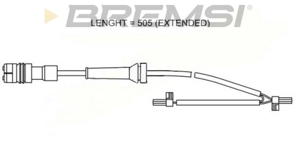 BREMSI Indikators, Bremžu uzliku nodilums WI0577