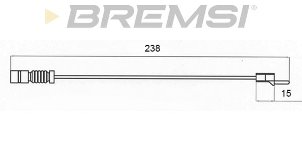 BREMSI Indikators, Bremžu uzliku nodilums WI0579