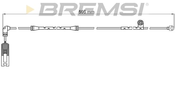 BREMSI Indikators, Bremžu uzliku nodilums WI0581