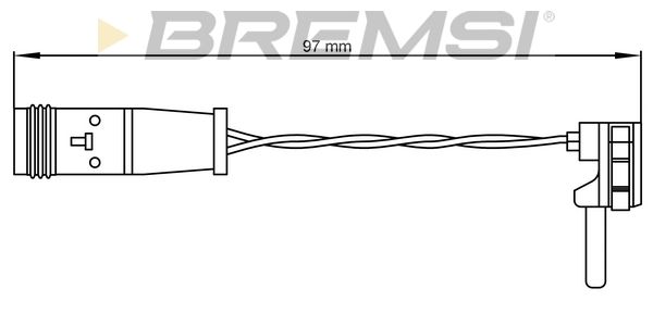 BREMSI Indikators, Bremžu uzliku nodilums WI0590