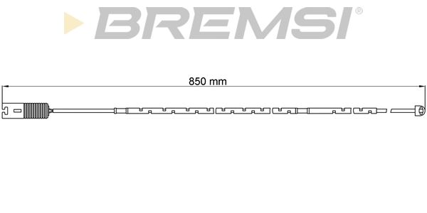 BREMSI Indikators, Bremžu uzliku nodilums WI0593