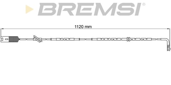 BREMSI Сигнализатор, износ тормозных колодок WI0594