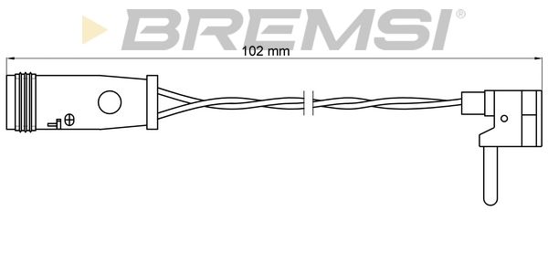 BREMSI Indikators, Bremžu uzliku nodilums WI0599