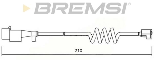 BREMSI Indikators, Bremžu uzliku nodilums WI0601